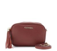 CAFèNOIR - Camera Bag In Pelle Martellata Con Nappina, Da Donna, Colore Bordeaux, Taglia Unica