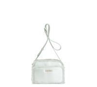 CafèNoir - Camera Bag In Satin Con Sfrangiature, Manici Tubolari E Tracolla Removibile, Da Donna, Colore Menta, Taglia Unica