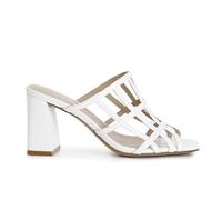 CAFèNOIR - Ciabatta A Gabbia Effetto Stampato, Da Donna, Colore Bianco, Taglia 38