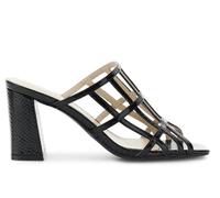 CAFèNOIR - Ciabatta A Gabbia Effetto Stampato, Da Donna, Colore Nero, Taglia 41