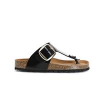 CafèNoir - Ciabatta Donna Infradito Con Fibbia, Da Donna, Colore Nero, Taglia 37