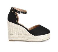 CAFèNOIR - Décolleté In Microfibra Con Borche, Da Donna, Colore Nero, Taglia 37