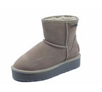 CAFèNOIR DR6017 Taupe Mammut per Donna in nabuk con ecopellicciotto e zeppa alta
