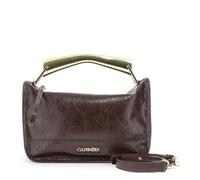 CAFèNOIR - Mini Bag Effetto Pelle Naplak Con Manico In Metallo, Da Donna, Colore Burgundy, Taglia Unica