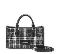 CafèNoir - Mini Bag In Tessuto A Quadri Con Paillettes, Da Donna, Colore Nero, Taglia Unica