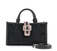 CAFèNOIR - Minibag In Velluto Con Dettagli In Similpelle, Da Donna, Colore Nero/visone, Taglia Unica