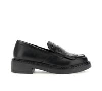 CAFèNOIR - Mocassini in Pelle con Frange, da Donna, Colore Nero, Taglia 40