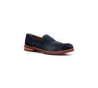 CAFèNOIR Mocassini Uomo C1RT6020 Blu PE23 in Pelle Scamosciata con Stringhe 42