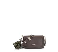 CAFèNOIR - Pattina Con Charm Grande Fiore In Tessuto, Manico Con Fibbia Regolare, Da Donna, Colore T.moro, Taglia Unica