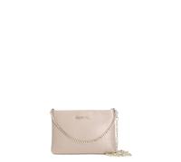 CafèNoir - Pochette In Pelle Martellata Con Doppia Tarcolla In Catena, Da Donna, Colore Nude, Taglia Unica