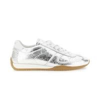 CAFèNOIR - Running Allacciate in Pelle Laminata, da Donna, Colore Argento, Taglia 38