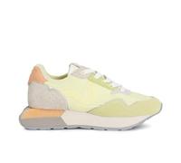 CAFèNOIR - Running in Tessuto E Pelle Scamosciata, da Donna, Colore Multi Giallo, Taglia 36