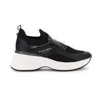 CAFèNOIR - Running Slip-on in Tessuto Elasticizzato E Strass, da Donna, Colore Nero, Taglia 37