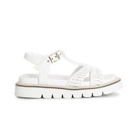 Cafe' Noir Sandali Platform Con Cinturino Bianco - Taglia 38 Scarpe Donna