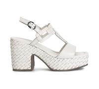 CAFèNOIR - Sandali A t In Pelle Zeppa Intrecciata, Da Donna
