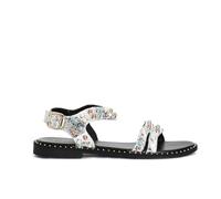 CAFèNOIR - Sandali Gilda Con Cabochon, Da Donna, Colore Argento, Taglia 37