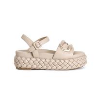 CAFèNOIR - Sandali Gilda Con Fondo A Treccia E Accessorio, Da Donna, Colore Taupe