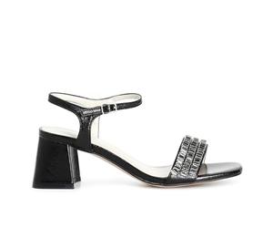 CAFèNOIR - Sandali Gilda Con Strass, Da Donna, Colore Nero, Taglia 39