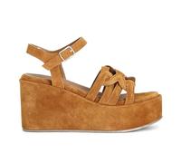 CAFèNOIR - Sandali Gilda In Pelle Scamosciata, Da Donna, Colore Cuoio, Taglia 37