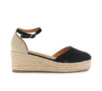 CAFèNOIR - Sandali In Microfibra Con Zeppa, Da Donna, Colore Nero, Taglia 39