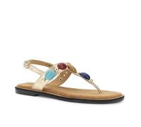 CAFèNOIR - Sandali Infradito In Pelle Con Pietre, Da Donna