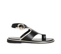 CafèNoir - Sandali Infrapollice In Pelle, Da Donna, Colore Nero, Taglia 36