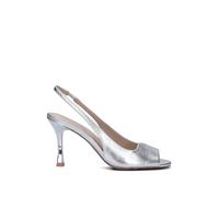 CAFéNOIR Sandalo donna argento in pelle 36
