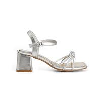 Cafe'Noir Sandalo Donna Eco Pelle ARGEN 39 Argento
