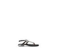 CAFéNOIR Sandalo donna nero in pelle 37