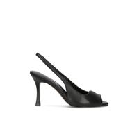 CAFéNOIR Sandalo donna nero in pelle 39