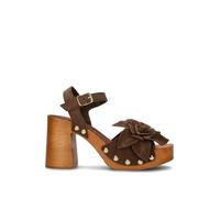 CAFéNOIR Sandalo donna testa di moro in suede 39