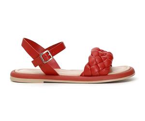 CafèNoir sandalo tacco basso 1 fascia Colore Rosso