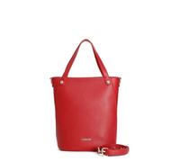 CAFèNOIR - Secchiello In Materiale Granato Con Tracollina Removibile, Da Donna, Colore Rosso, Taglia Onesize