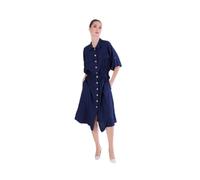 CafèNoir - Shirt Dress - -Dresses -Donna -Blu -M