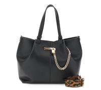 CAFèNOIR - Shopping Effetto Pelle Grana Grossa,DIM.30X25, Nero