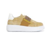 CafèNoir Slip-on Primavera Estate Elastico Strass in Camoscio Colore Giallo