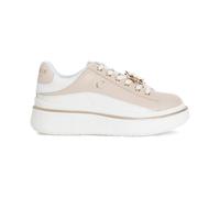 CafèNoir Sneaker Donna Platform con Gioiello Floreale Removibile Colore Beige