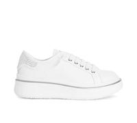 CAFèNOIR - Sneaker in Pelle con Micro Strass, da Donna, Colore Bianco, Taglia 37