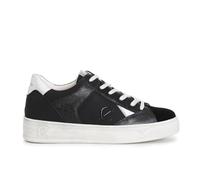 CAFèNOIR - Sneakers da Donna in Pelle e Camoscio con Dettagli Vernice e Metal, Scarpe Sportive Monogramma e Logo Embossed, Sneakers Bassa con Punta Stondata e Lacci, Urban Style