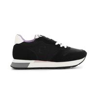 CafèNoir - Sneakers da Donna in Pelle Scamosciata E Tessuto, da Donna, Colore Nero, Taglia 35