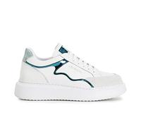 CAFèNOIR Sneakers Donna con Profilo Specchio Tomaia Pelle 41 / Bianco