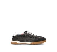 Cafénoir Sneakers Donna Nero Pelle Scamosciata, Tessuto