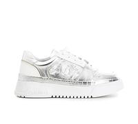 CAFèNOIR Sneakers Lacci Donna in Pelle Metallizzata 37 / Argento