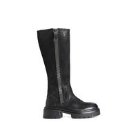 Cafè Noir C1FB7002N001390 Stivale in Nabuk Maxi Zip Nero 39