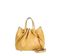 CAFèNOIR - Tote Con Motivo Di Arricciatura, Tramezza Interna Con Zip, Da Donna, Colore Arancio, Taglia Unica