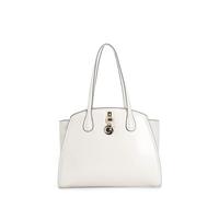 CAFèNOIR - Tote In Abrasivato Con Personalizzazione Charm Metallo, Da Donna, Colore Sabbia, Taglia Unica