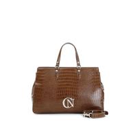 CAFèNOIR - Tote Stampa Coccodrillo, Da Donna, Colore Marrone, Taglia Unica