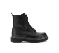 CAFèNOIR - Tronchetti Allacciati Con Otto Occhielli Effetto Pelle, Da Donna, Colore Nero