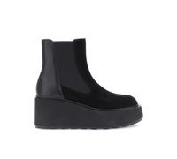 CafèNoir - Tronchetti In Pelle Scamosciata E Pelle Con Elastico, Da Donna, Colore Nero, Taglia 40