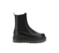CafèNoir - Tronchetti Spazzolata Con Elastico Laterale, Da Donna, Colore Nero, Taglia 38